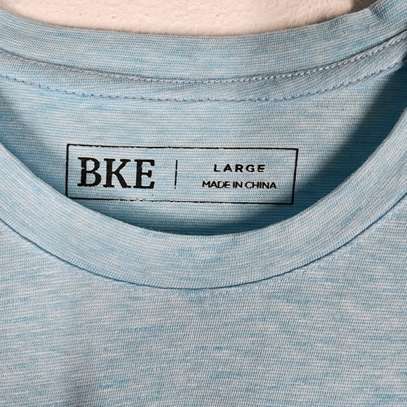 BKE HEATHERED ROUND NECK LONG SLEEVE TEE - Picture 7 of 7